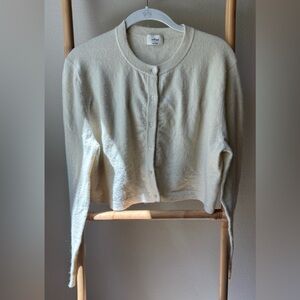 Wilfred Ivory Knit Cardigan